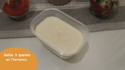 Salsa tres quesos en thermomix