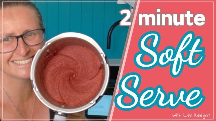 Soft Serve Ice Cream made in 2 minutes in the Thermomix