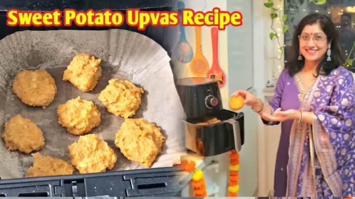Sweet Potato Recipe in Air Fryer Ep 6 | 10 Min Vrat Recipe | Healthy Snack | Air Fryer Aloo Tikki