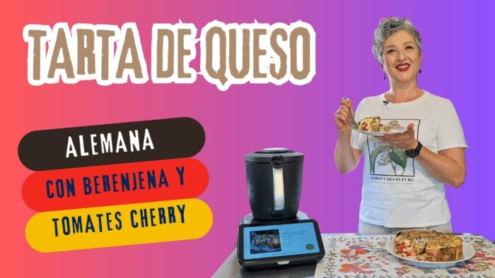 🍆🍅TARTA DE QUESO ALEMANA CON BERENJENA Y TOMATE 🍅 Herzhafter Käsekuchen con Thermomix® #TM7 🔝