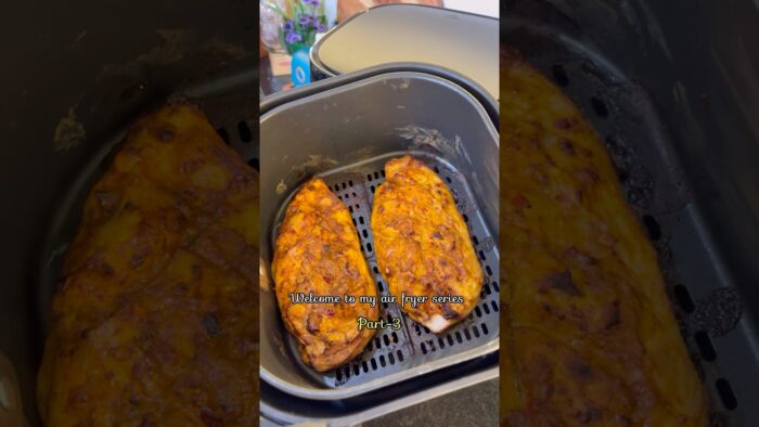 Tandoori chicken 🐔 breast in my air fryer￼🫰🏻#yt #food #shorts #viralshort #airfryerrecipes #song
