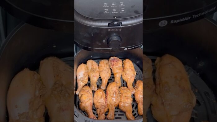 Tandoori chicken in air fryer#Roasted chicken in air fryer#Fried chicken and air fryer Recipe