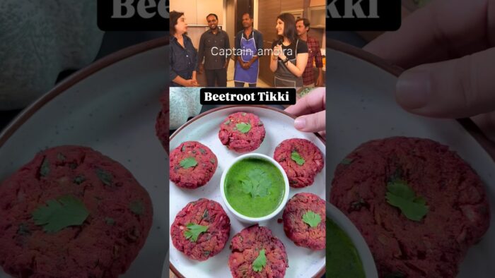 Viral healthy beetroot tikki in Air fryer, no fried food, #shorts #shortsfeed #yt #ytshorts