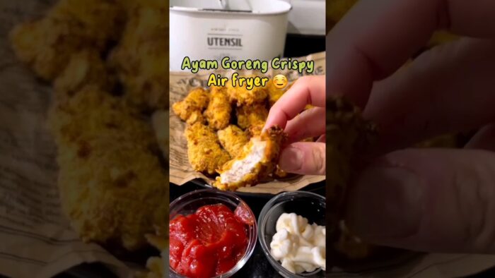 cara membuat ayam goreng kentucky dengan air fryer #resepsimple #shortsvideo