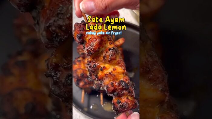 cara membuat sate ayam dipanggang pakai air fryer #resepsimple #shortsvideo #resepmudah
