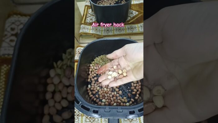 roasted peanuts in air fryer #shorts #cooking #airfryer #recipe #cooking #shortsfeed #airfryerrecipe