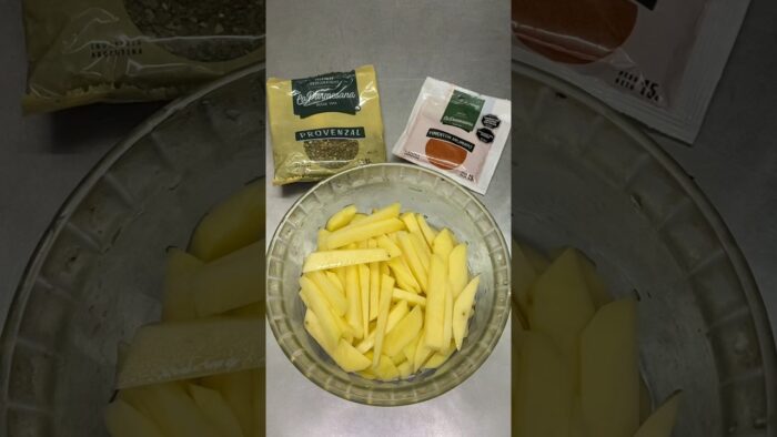 ¿Cómo hacer Papas 🍟 a la Provenzal? #argentina #food #receta #recipe #airfryer