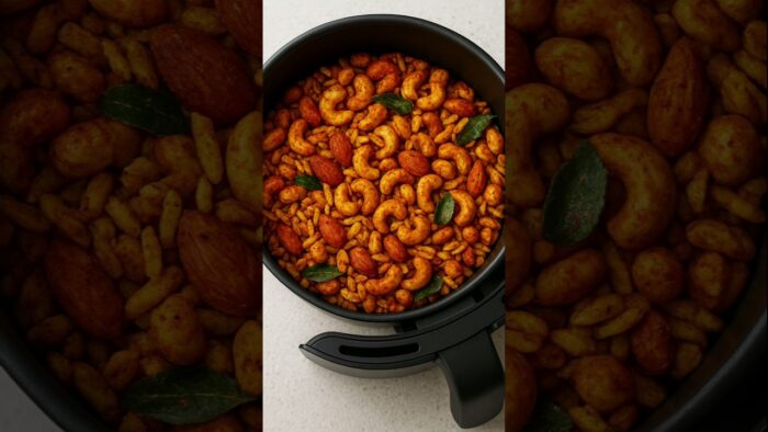🪔 10-Min Air Fryer Namkeen That Will Amaze Your Guests #recipe #food #snacks