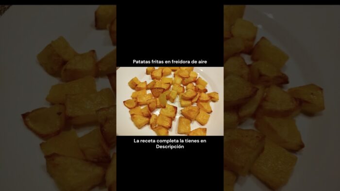 Patatas fritas en freidora de aire muy fácil y ricas, dicen que así no engordan 😂 #canaldecocina