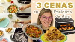 3 CENAS Fáciles y Rápidas en FREIDORA de AIRE MOULINEX Surface XL *APERITIVOS AirFryer*