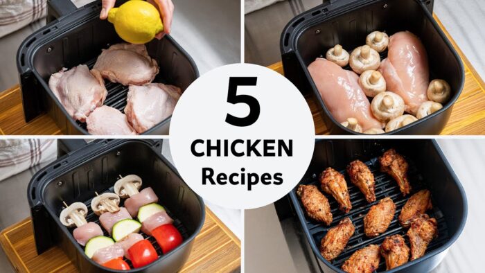5 EASY Air Fryer Recipes for Beginners | Must-Try Chicken Ideas!