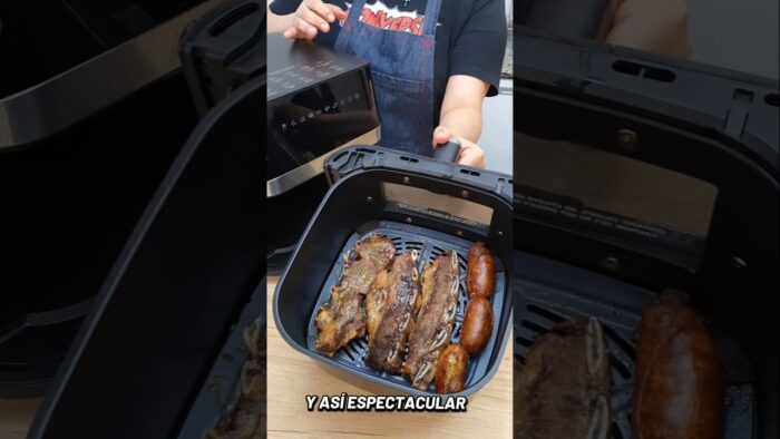 ASADO rápido y fácil EN FREIDORA DE AIRE #recetas