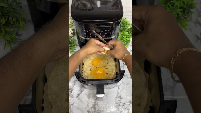Air Fryer Chapati Egg Mix Recipe – 15g Protein Breakfast