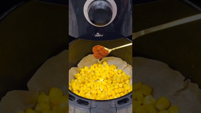 Air Fryer Crispy Corn Recipe 😍🌽#shorts #ytshorts #airfryer #crispy #corn#youtubeshorts #viral