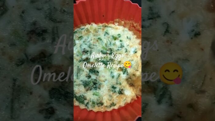 #Air Fryer Egg Omelette Recipe |Healthy Breakfast in Minutes #Punjabi Kitchen Recipe