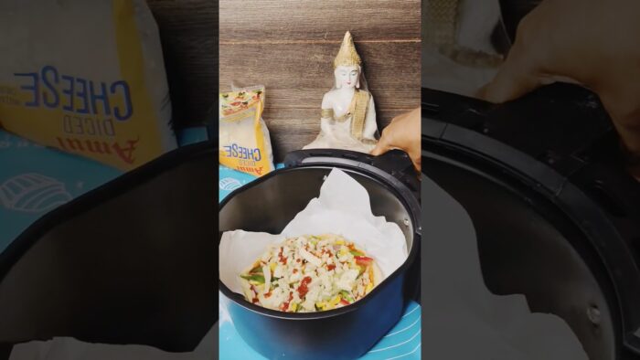 Air Fryer Paneer Pizza –  Easy Indian Recipe#pizza#airfryer