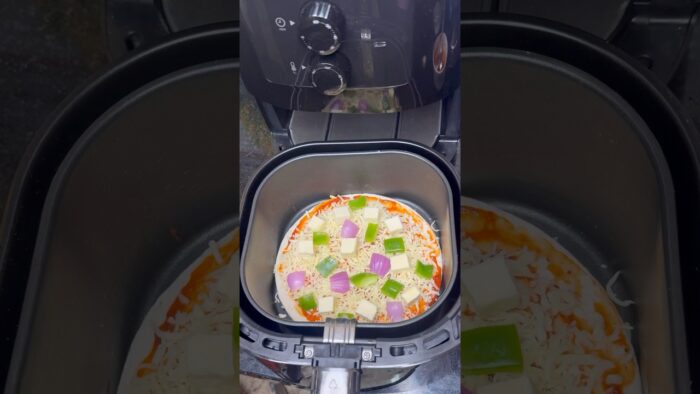 Air Fryer Pizza Recipe 🍕 | Crispy & Cheesy Homemade Pizza