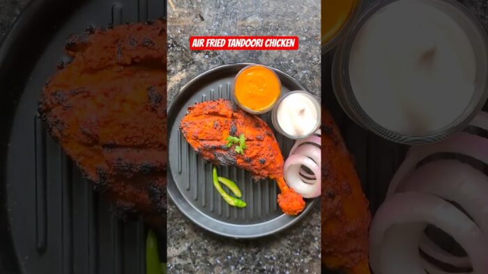 Air Fryer Tandoori Chicken in 15 Mins! 🤯 #airfryerrecipes #tandoorichicken #recipeoftheday #ytshort