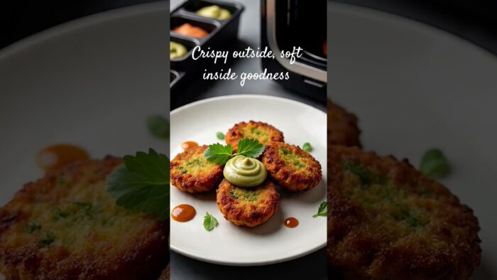 Air Fryer Veg Cutlet Recipe | No Oil Evening Snack #VegCutlet #AirFryerRecipe #HealthySnack #NoOil