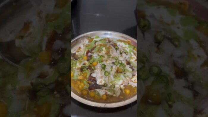 Air fryer Samosa Chaat racipe #ytshorts #samosachaat#airfryerrecipes #lessoilrecipes #trendingshorts