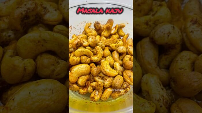 Air fryer मसाला काजु |😋 masala kaju in air fryer | #recipe #snacks #easyrecipe #food #cooking