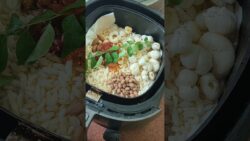 Airfry Namkeen !guilt free recipe #shorts #ytshorts #food #airfryerrecipes #namkeen