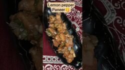 Airfryer Lemon Pepper Paneer😋#shortsfeed#ytshorts#trending #shorts#viral #foodshorts #airfryer