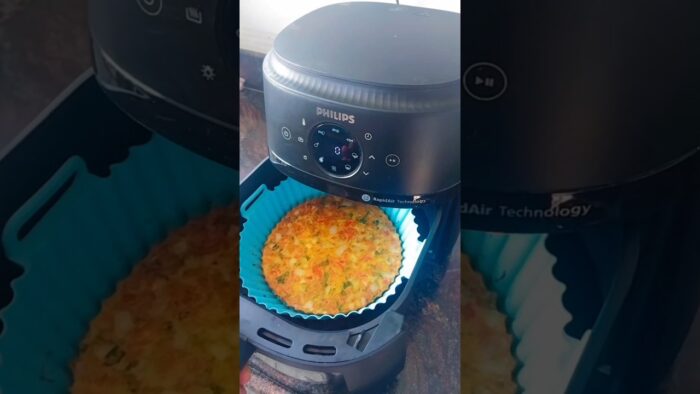 🍳✨ Airfryer Omelette Hack That Never Fails! #egg #recipe #cooking #shorts