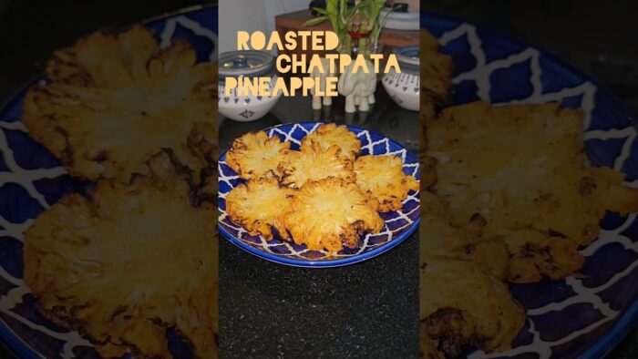Airfryer Roasted Pineapple 🍍 | 2-Min Sweet & Spicy Twist | Fatafat Recipe!