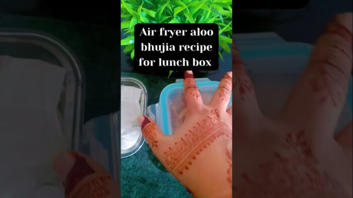 Airfryer Tiffin recipe for busy mornings | Air fryer aloo fries recipe for lunch box