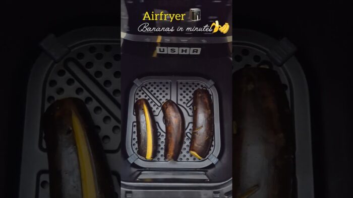Airfryeril ഏത്തപ്പഴം പുഴുങ്ങാം/ how to boil banana in airfryer #youtubeshorts #trending
