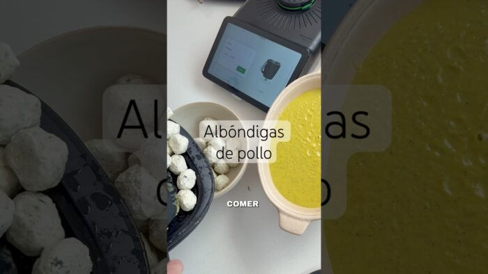 Albóndigas de pollo 🍗 #recetas #thermomix