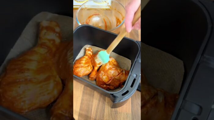 Best air fryer Cream chicken#food #recipe #foryou #dessertgoals #treadingshorts