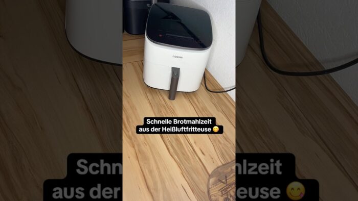 Brotmahlzeit aus dem Airfryer