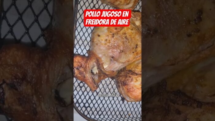 COMO HACER POLLO JUGOSO EN FREIDORA DE AIRE FACIL Y DELICIOSO #cocina #receta
