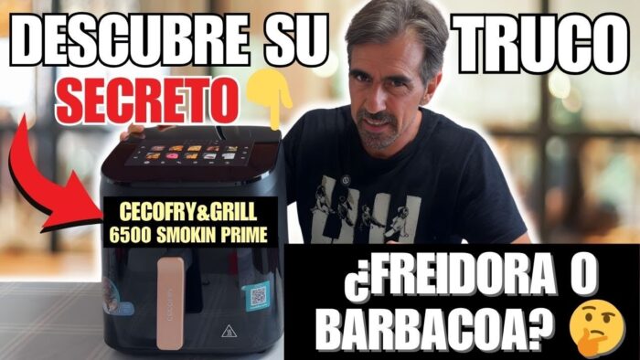 Cecofry&Grill Smokin’Prime 6500 Cecotec ¿La Mejor FREIDORA de Aire con AHUMADOR? Review y opinión
