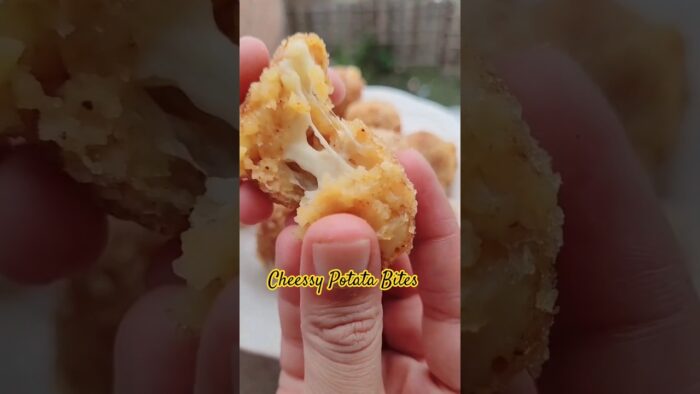 Cheesy Potato Bites..Restaurant style.. Easiest recipe.#airfryer #cheese#ytshorts #shorts