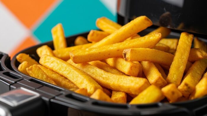 Cómo hacer papas fritas en freidora de aire, cómo hacer papas fritas en casa, receta de refrigeri…