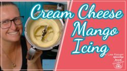 Cream Cheese Mango Icing is so quick and smooth in the Thermomix