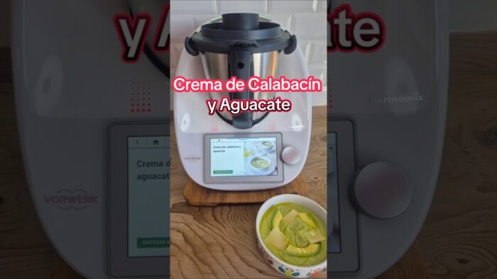 Crema de Calabacín y Aguacate, DELICIOSA #recetasthermomix #thermomix