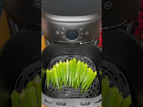 Crispy Bhindi in Air Fryer #shorts #airfryer #youtubeshorts #ytshorts #viral #trending #recipe