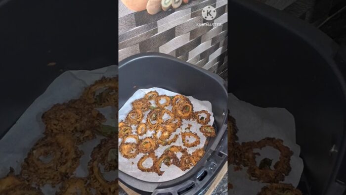 Crispy  Bitter Gourd in Air fry recipe #asmrfood #food #shortsviral
