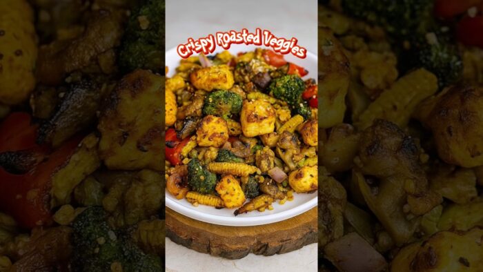 Crispy Veggies | Roasted Veggies | Paneer Snacks | High Protein Snacks | Healthy Air-Fryer Snacks