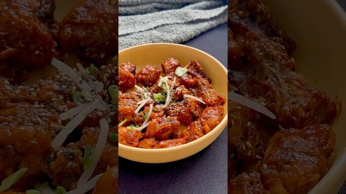 Easy Oil-free Korean chicken – 15 minutes recipe 🍗
