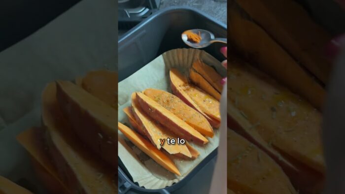 Esta es la MEJOR forma de cocinar BONIATOS en AIRFRYER 🍟