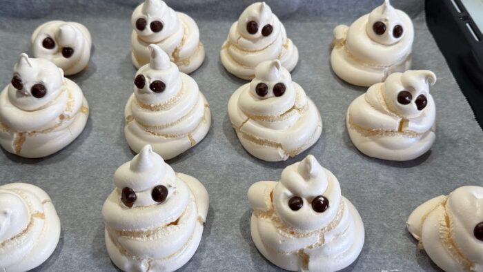 👻 FANTASMITAS 👻 DE MERENGUE CON THERMOMIX 7!!😋😋