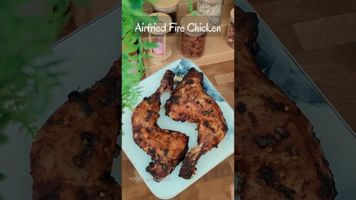 Fire Chicken in Airfryer #shorts #viral #trending #chicken #firechicken #airfryer #ytshorts #youtube