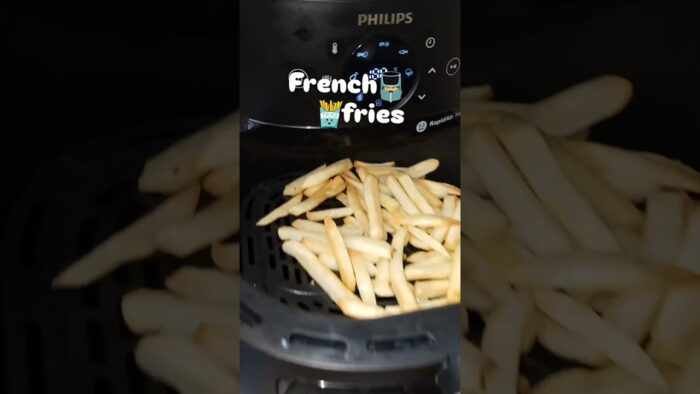 French Fries in Air Fryer 🍟 Perfect Kids Snack | Easy Homemade Fries #shorts #ytshorts
