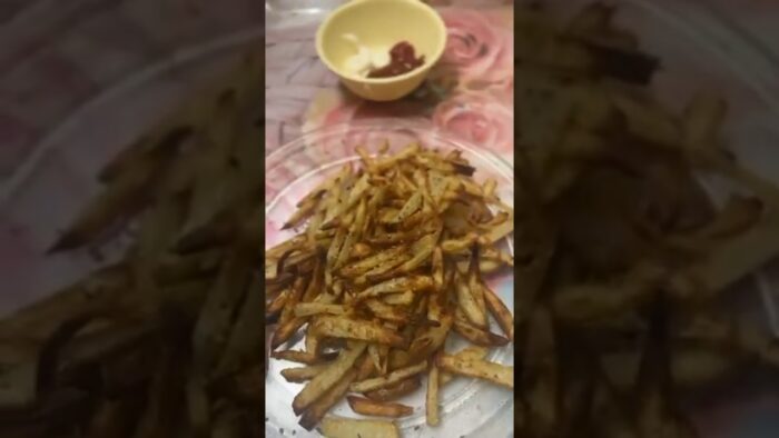 French Fries in Air Fryer #food #frenchfries #recipe #airfryer