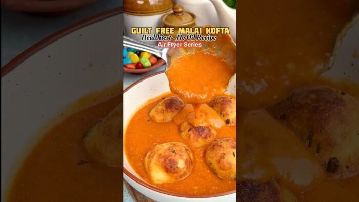 Guilt free Malai Kofta – Healthiest No Oil Recipe #shorts #kofta #malaikoftarecipe